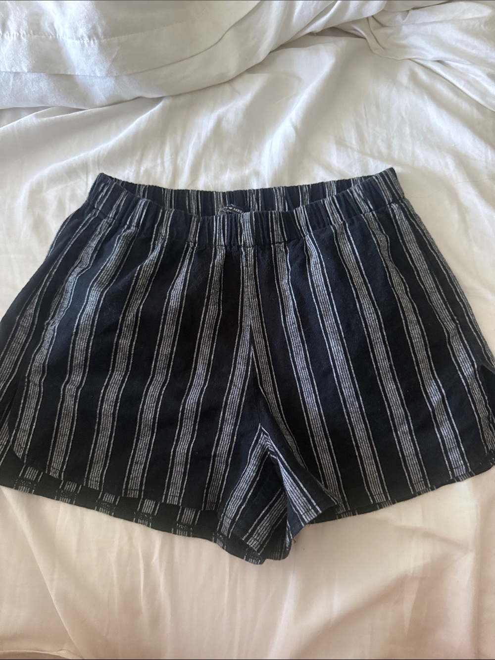 brandy melville black and grey shorts